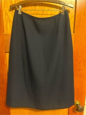 Worthington Dark Navy Pencil Skirt